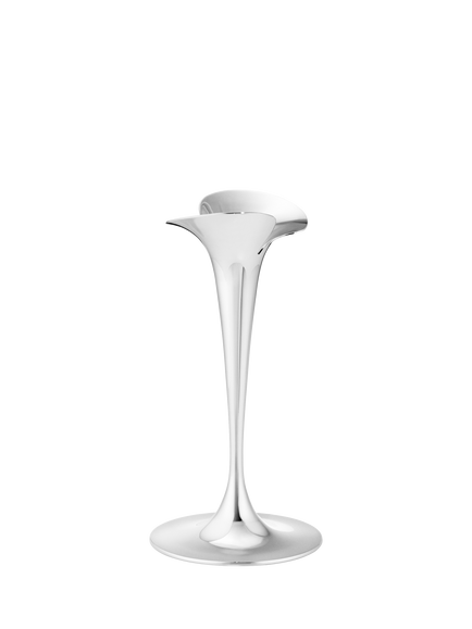 Georg Jensen Bloom Candle Holders, Set of 2, Silver, Stainless Steel