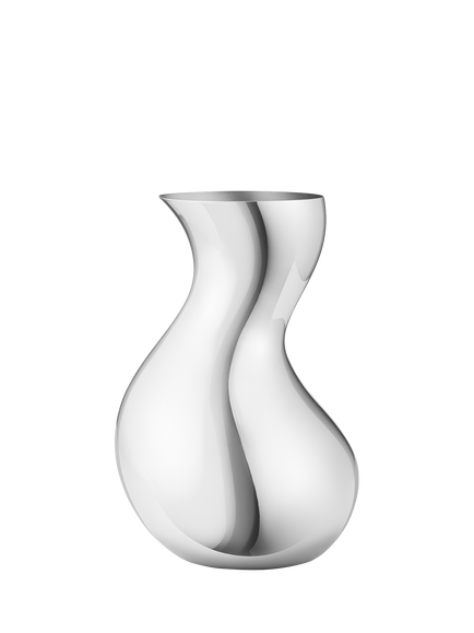 Georg Jensen Cobra Stainless Steel Vase, H22cm, Stainless Steel