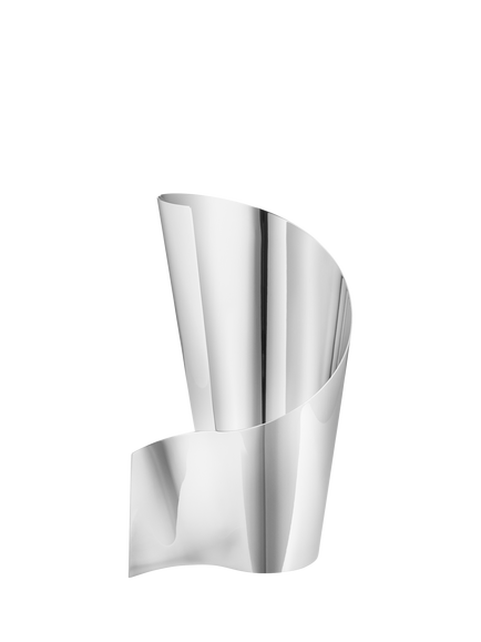 Georg Jensen Fold Stainless Steel Vase, H25cm, Stainless Steel