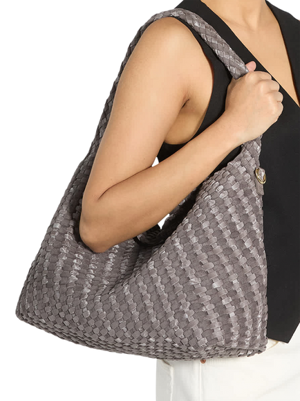 Dune London Deliberate Shoulder Bag, Grey - view 2, Grey
