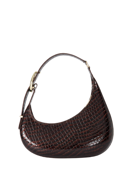 Dune London Disarming Leather Shoulder Bag - view 2, Bronze