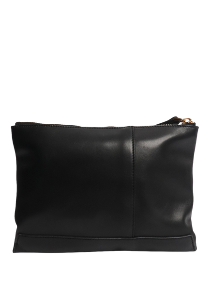 Pre-loved Marni Embellished Leather Clutch Bag, Black - view 2, Black