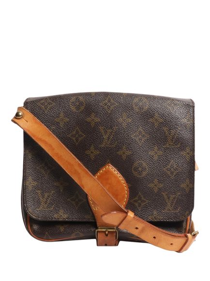 Pre-loved Louis Vuitton 1991 Monogram Crossbody Bag, Brown, Brown