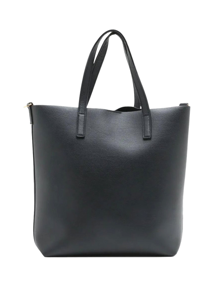 Pre-loved SAINT LAURENT Toy Shopping Leather Tote Bag, Black - view 2, Black