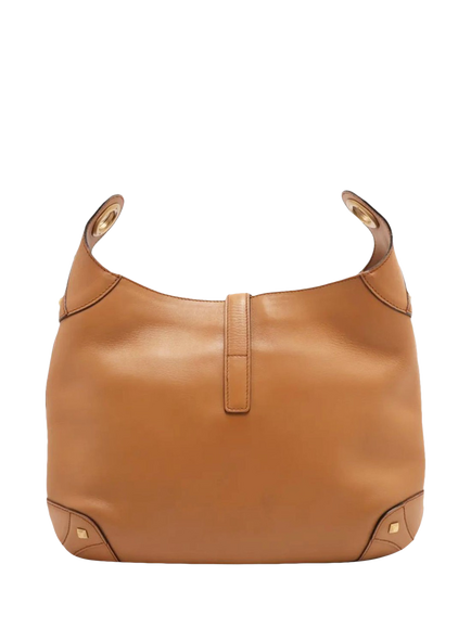 Pre-loved GUCCI Leather Jackie Bag, Brown - view 2, Brown