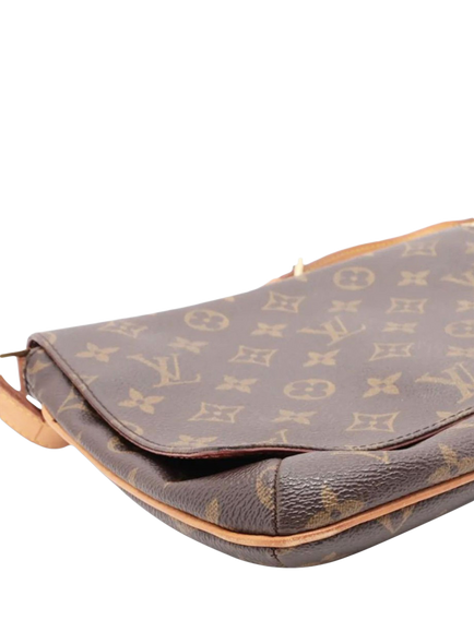 Pre-loved Louis Vuitton Vintage 2001 Monogram Musette Tango Shoulder Bag, Brown - view 2, Brown