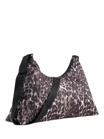 PUMA POP Medium 5L Bag, 	Black-leopard Aop, Black-leopard Aop