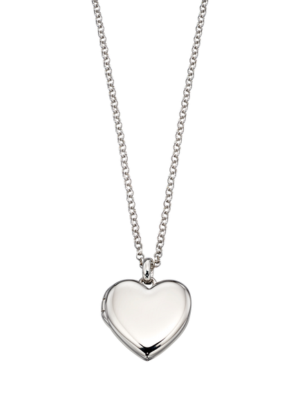 Little Star Kids' Olivia Locket, Silver, Silver