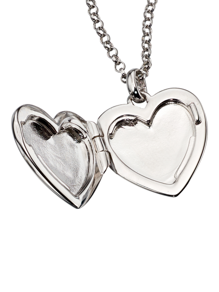 Little Star Kids' Olivia Locket, Silver - view 2, Silver