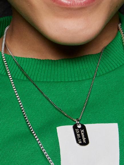 Little Star Kids' Oli Pendant, Silver - view 2, Silver