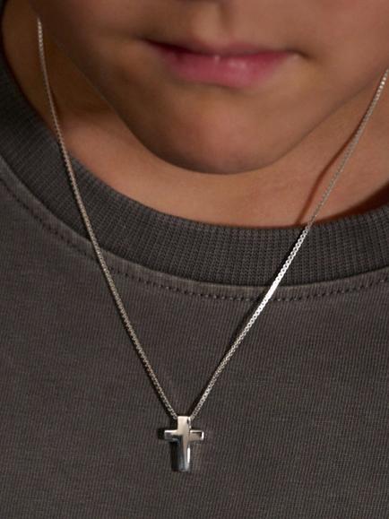Little Star Kids' Thom Pendant, Silver - view 2, Silver