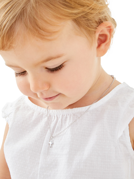 Little Star Kids' Kaia Pendant, Silver - view 2, Silver