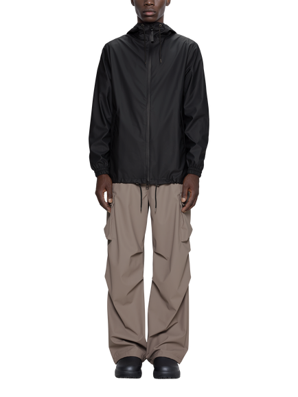 Rains Unisex Storm Breaker Rain Jacket, Black, Black