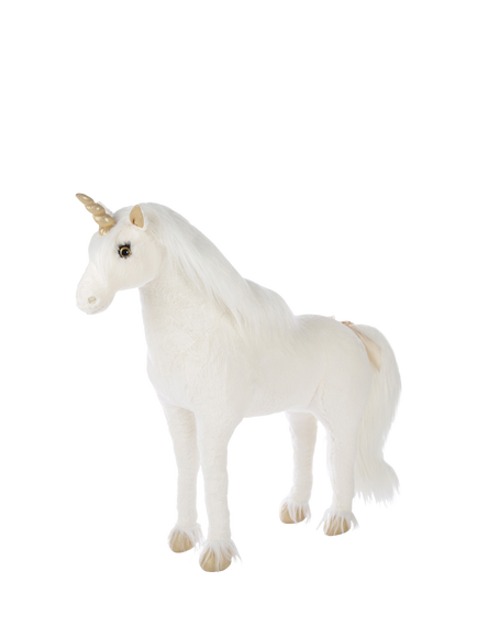 CuddleCo Gold Dust Standing Unicorn, Gold