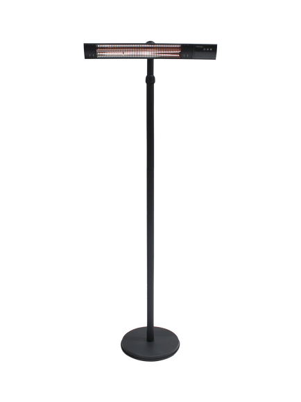 KETTLER Kalos Ibiza 2500W Electric Floor Standing Patio Heater, Grey Slate
