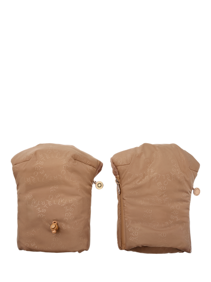 Bugaboo x Stella McCartney Adult and Toddler Stroller Mittens, Tobacco, Tobacco