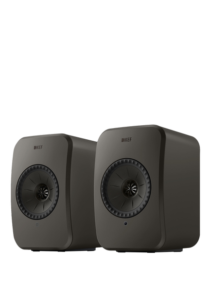KEF LSX II LT Wireless Wi-Fi Bluetooth Speaker System, Grey, Grey