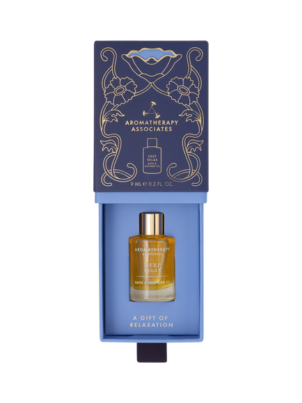 Aromatherapy Associates A Gift of Relaxation Deep Relax Bath & Shower Oil Stocking Filler Bodycare Gift Set - view 2, Clear