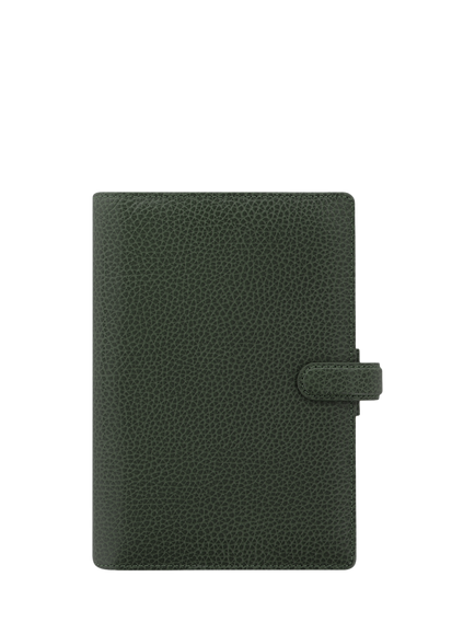 Filofax Finsbury Personal Leather Personal Organiser, Woodland - view 2, Multi Multi