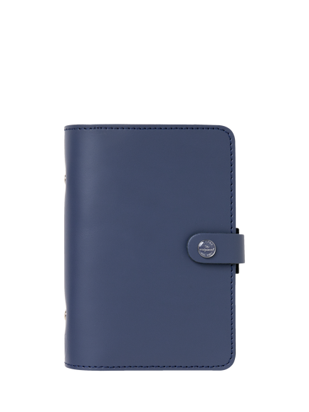 Filofax A5 Original Leather Personal Organiser, Midnight Blue - view 2, Blue