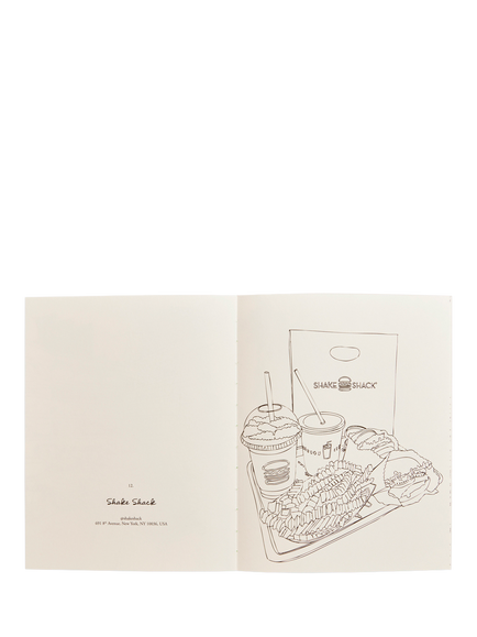 Octopus Zoé de Las Cases New York Colouring Book - view 2, Multi Multi