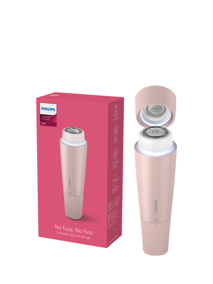 Philips BRR454 Facial Hair Remover, Pink, Pink