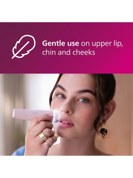 Philips BRR454 Facial Hair Remover, Pink - view 2, Pink