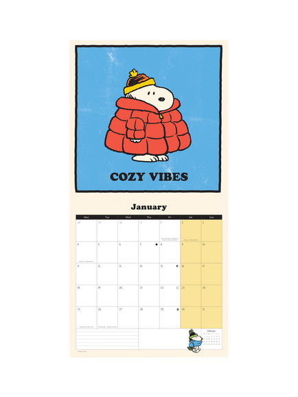 Peanuts Snoopy Square Calendar 2027 - view 2, Multi