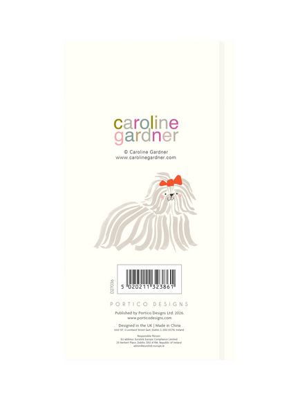 Caroline Gardner Dogs Slim Diary 2027 - view 2, Multi