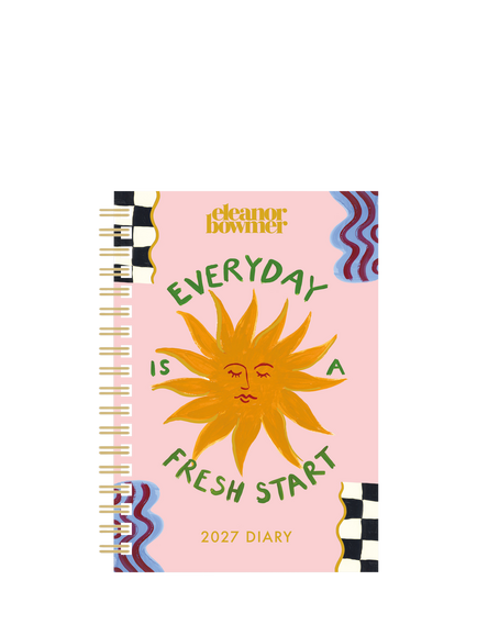 Eleanor Bowmer Affirmations A5 Wiro Diary 2027, Multi