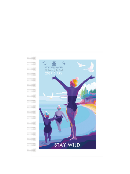 Portico Becky Bettesworth A5 Wiro Diary 2027, Multi