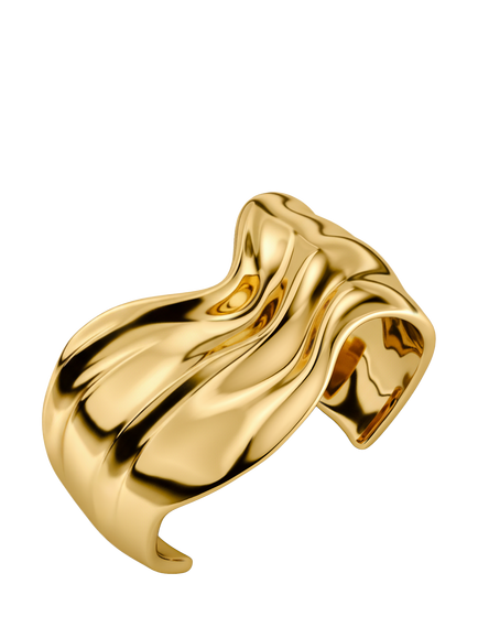 EDBLAD Melted Cuff Bracelet, Gold, Gold