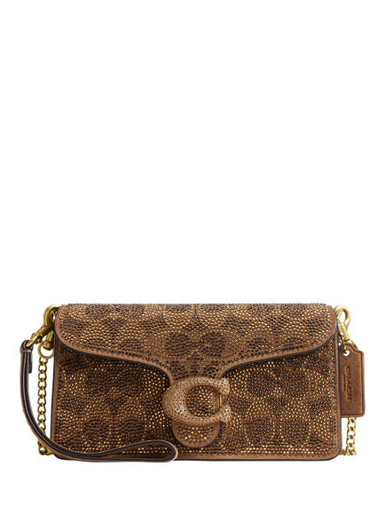 Coach Crystal Signature Tabby 19 Crossbody Evening Bag, Cedar, Cedar