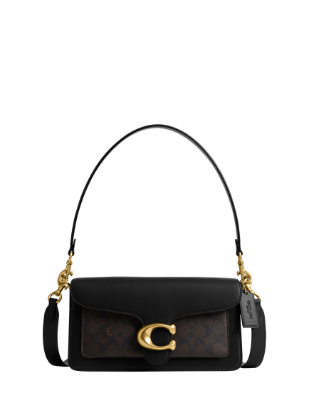Coach Signature Tabby 26 Shouder Bag, Walnut, Walnut Black