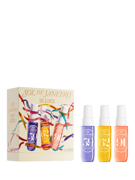 Sol de Janeiro Sol & Cheer Fragrance Gift Set, 3 x 30ml - view 2, Clear Clear