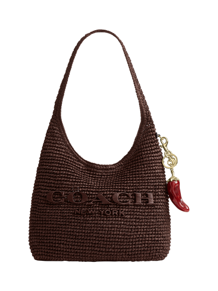 Coach Chili Pepper Bag Charm, Red - view 2, Red