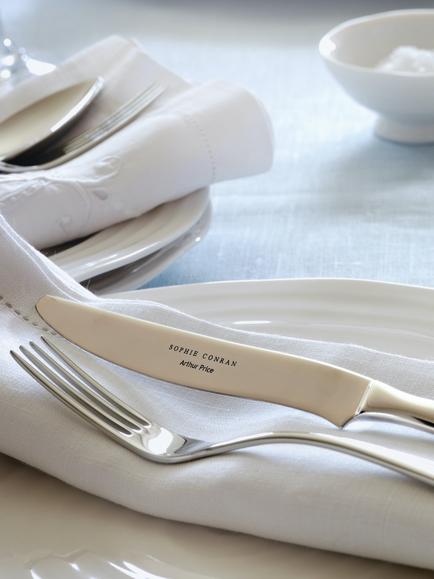 Arthur Price Sophie Conran for Arthur Price Rivelin Stainless Steel Cutlery Set, 76 Piece/8 Place Settings - view 2, Silver