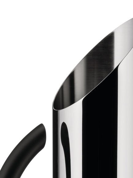 Alessi Tua Stainless Steel Pitcher, 1L - view 2, Silver