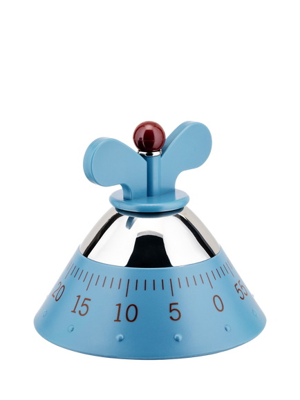Alessi Wind Up Kitchen Timer, Blue, Blue