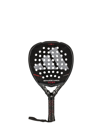 adidas Metalbone Carbon 2026 Padel Racket, Black / Red, Black / Red