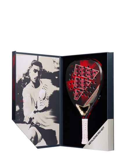 adidas Metalbone Pro EDT 2026 Padel Racket - view 2, Black / Red