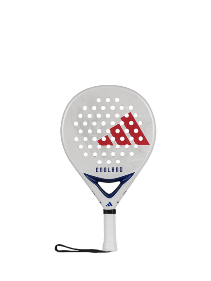 adidas England World Cup 2026 Padel Racket - view 2, White