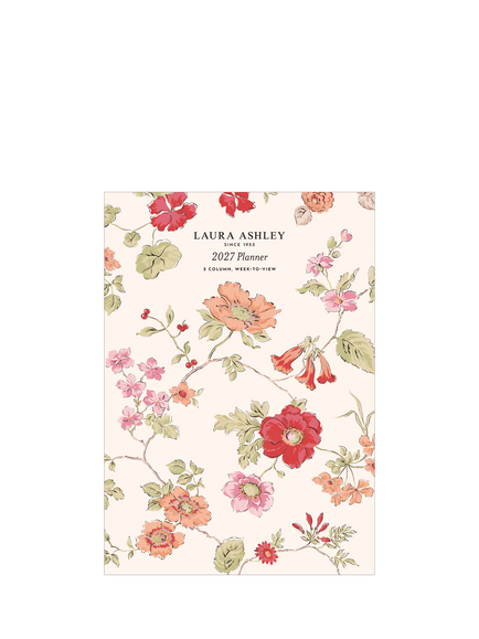 Laura Ashley A3 Planner Calendar 2027, Multi