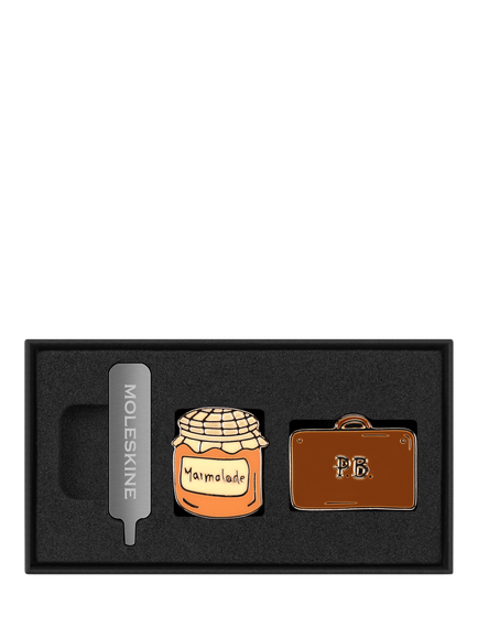 Moleskine x Paddington Enamel Pins, Set of 2, Multi Multi