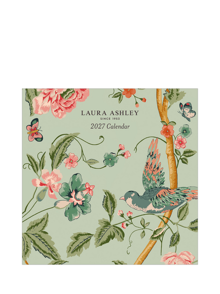 Laura Ashley Floral Birds Wall Calendar 2027, Multi