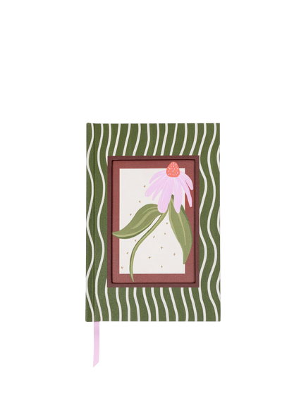 DesignWorks Ink Framed Florals Hardcover Lined Journal, Multi, Multi Multi