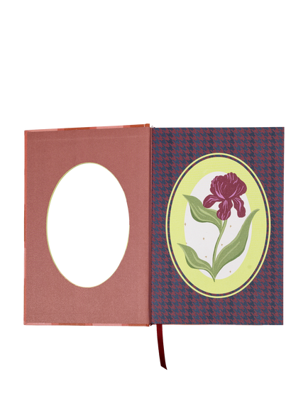 DesignWorks Ink Framed Florals Hardcover Lined Journal, Multi - view 2, Multi Multi