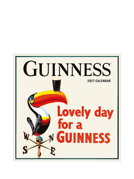 Guinness Lovely Day Wall Calendar 2027, Multi
