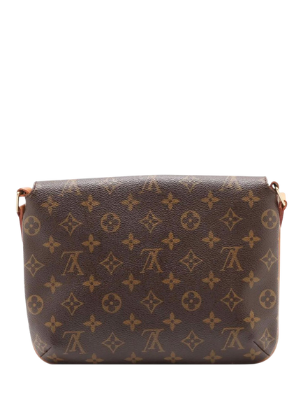 Pre-loved Louis Vuitton Vintage 2002 Monogram Musette Tango Shoulder Bag, Brown - view 2, Brown