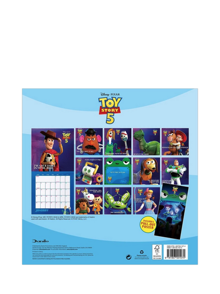Breathe Toy Story 5 Wall Calendar 2027 - view 2, Multi